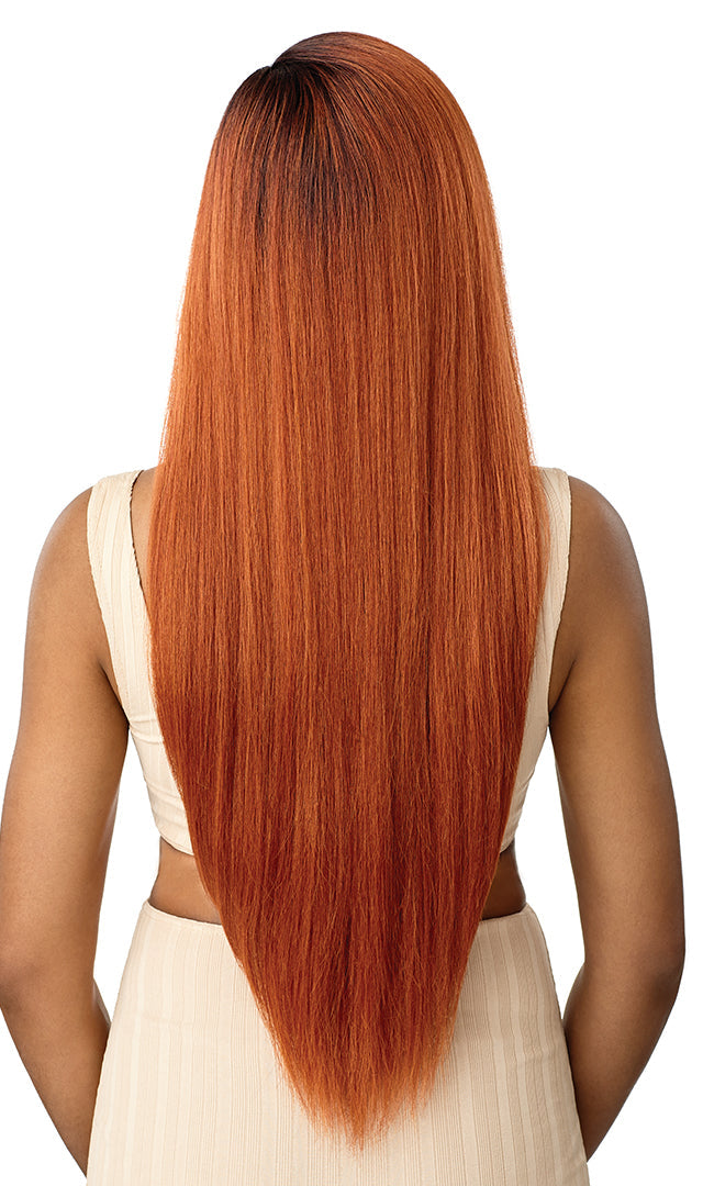 Outre HD Pre-Plucked Lace Front Wig Natural Yaki 30 - Elevate Styles
