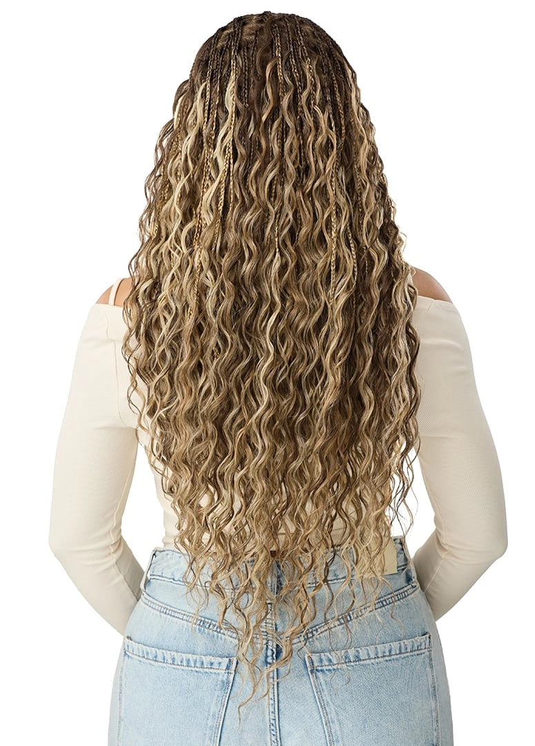 Outre 100% Hand-Tied Whole Lace Wig – Boho Mermaid Box Braids 32" - Elevate Styles