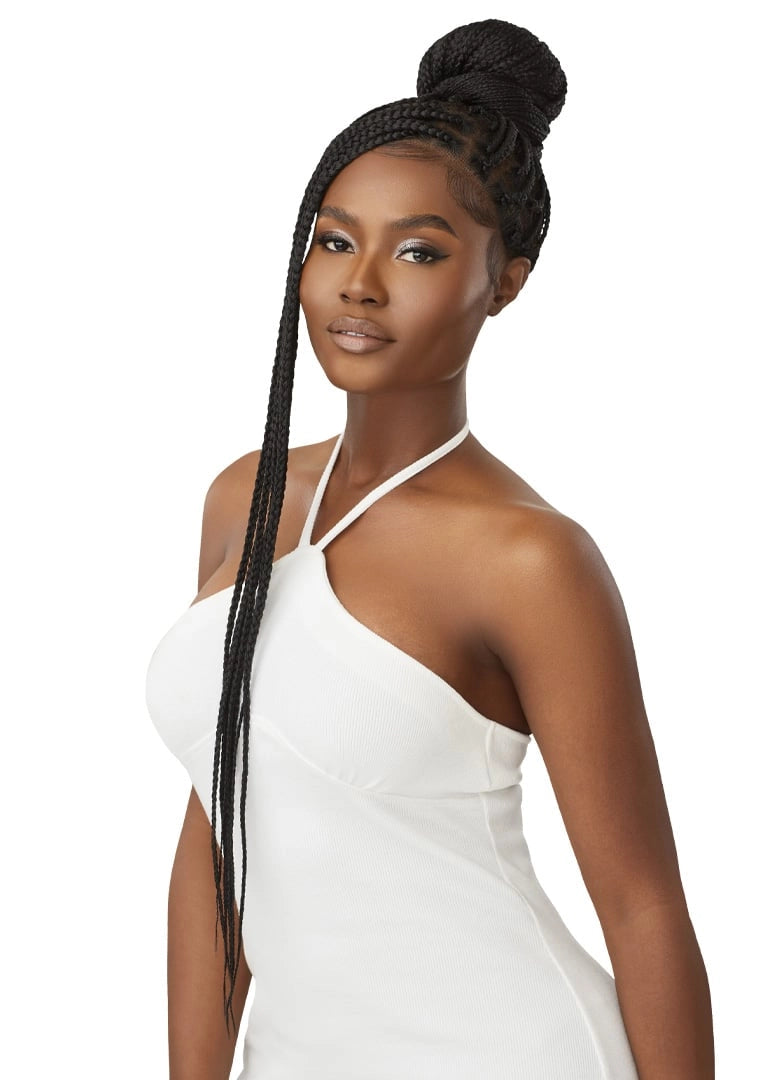 Outre Whole Lace HD Braided Lace Front Wig Knotless Box Braids 36 - Elevate Styles