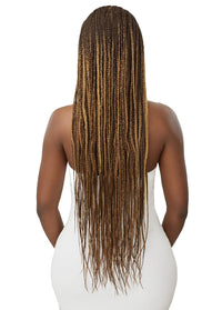 Thumbnail for Outre Whole Lace HD Braided Lace Front Wig Knotless Box Braids 36 - Elevate Styles