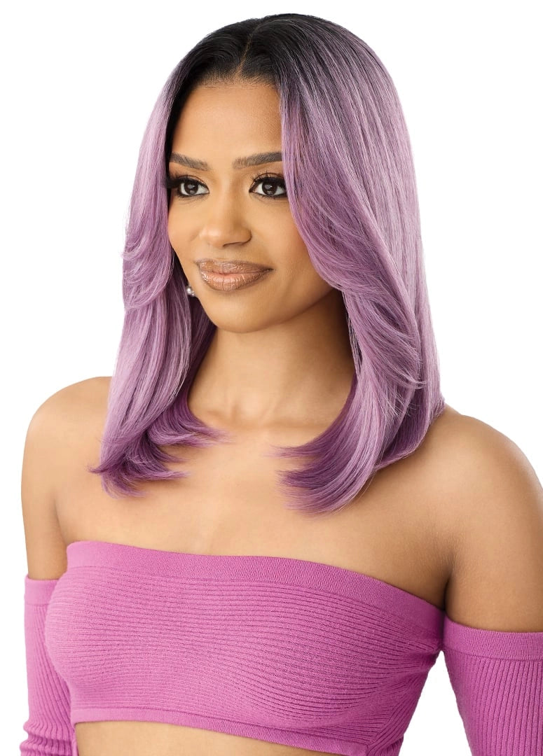 Outre Perfect Hairline Swoop Series Frontal Lace 13"x 4" HD Transparent Lace Front Wig Swoop 17 - Elevate Styles