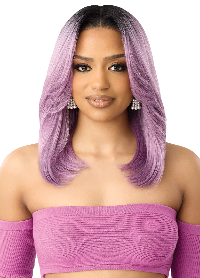 Outre Perfect Hairline Swoop Series Frontal Lace 13"x 4" HD Transparent Lace Front Wig Swoop 17 - Elevate Styles