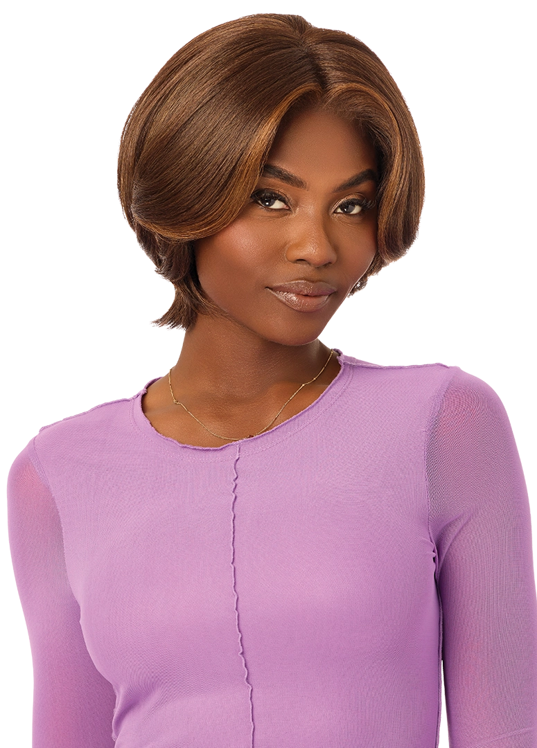 Outre Perfect Hairline Swoop Series Frontal Lace 13"x 4" HD Transparent Lace Front Wig Swoop 18 QLPHLSSWO18 - Elevate Styles