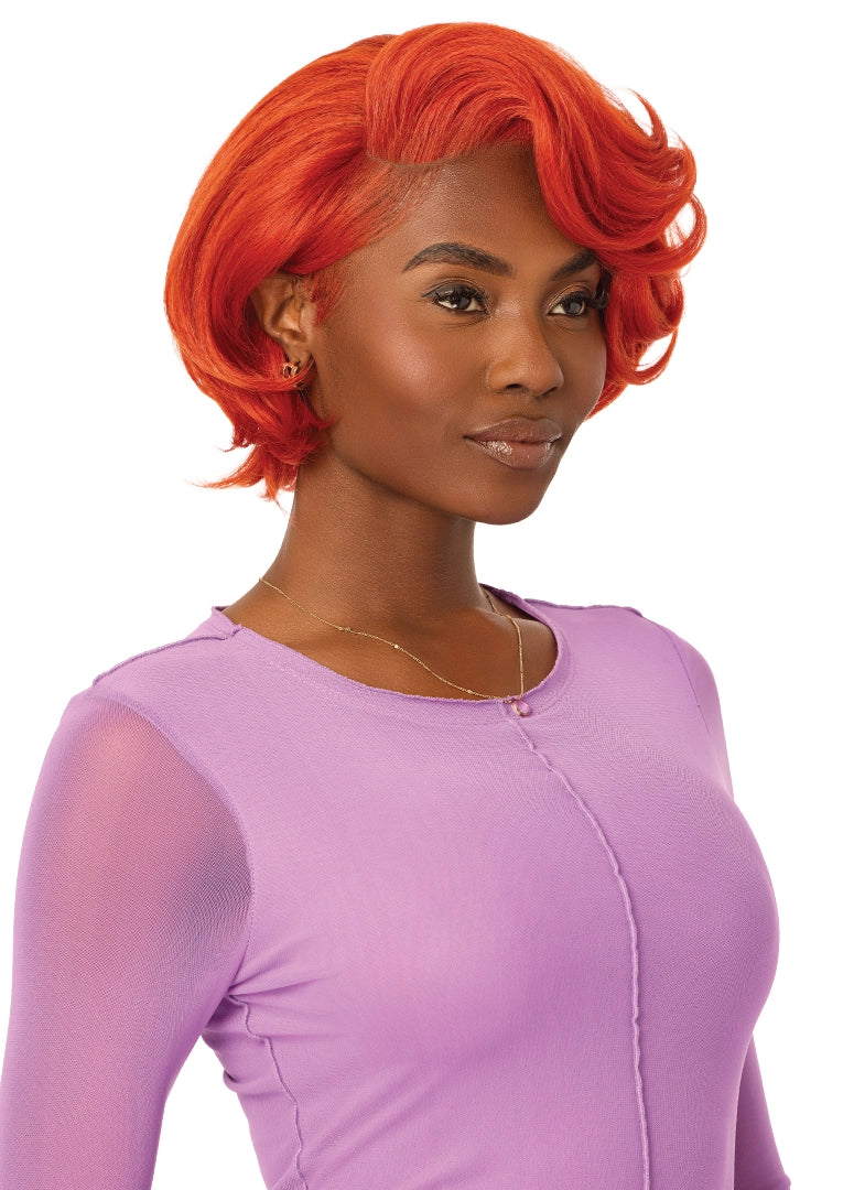 Outre Perfect Hairline Swoop Series Frontal Lace 13"x 4" HD Transparent Lace Front Wig Swoop 18 QLPHLSSWO18 - Elevate Styles