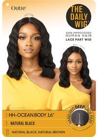 Thumbnail for Outre The Daily Wig 100% Human Hair Wig Ocean Body 16