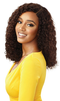 Thumbnail for Outre Daily Wig Human Hair Wet n Wavy Wig Natural Deep 16