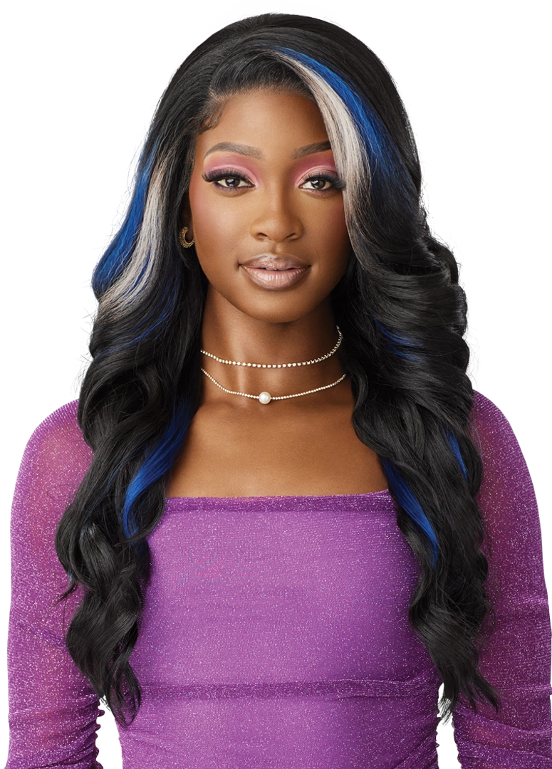 Outre Perfect Hairline Swoop Series Frontal Lace 13"x 4" HD Transparent Lace Front Wig Swoop 8 - Elevate Styles