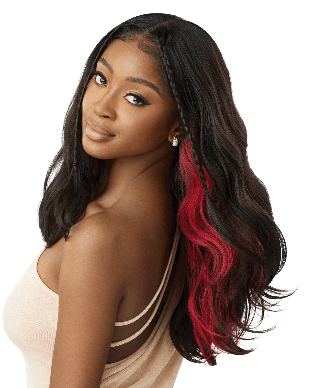 Outre Perfect Hairline 360 Frontal Lace 13"x 6" HD Transparent Lace Front Wig Weslyn - Elevate Styles