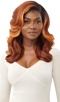 Thumbnail for Outre Synthetic Sleek Lay Part HD Transparent Lace Front Wig Antalia 18