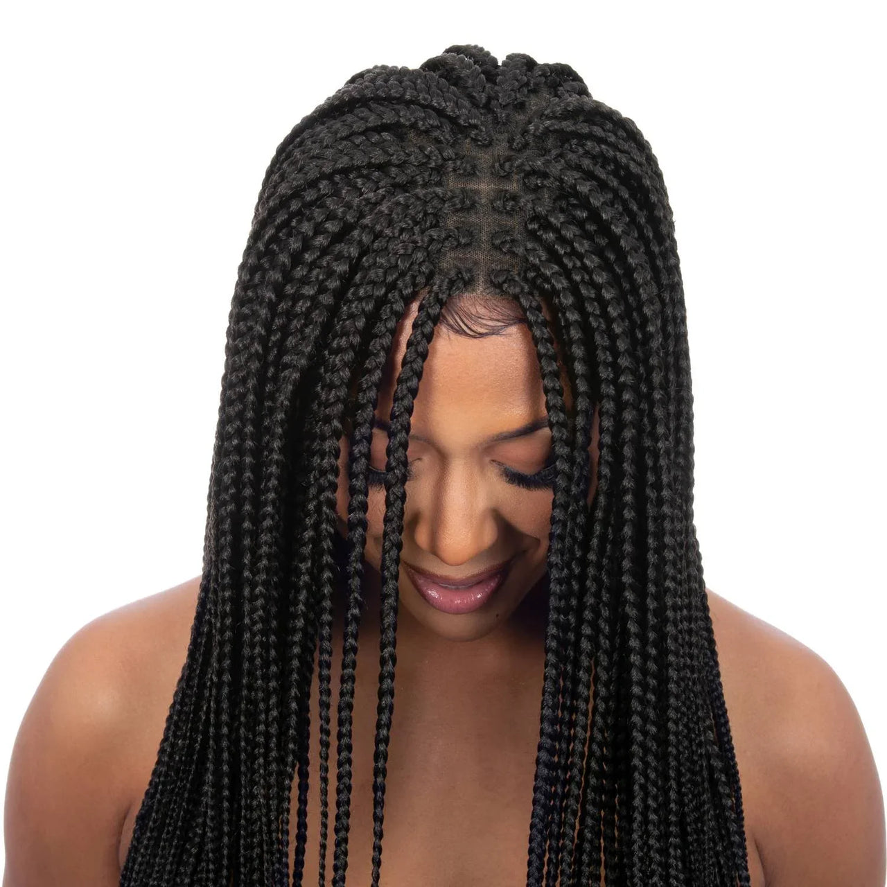 Urban Beauty Queen Braid Full Lace Wig Box Braid 26" QLW313