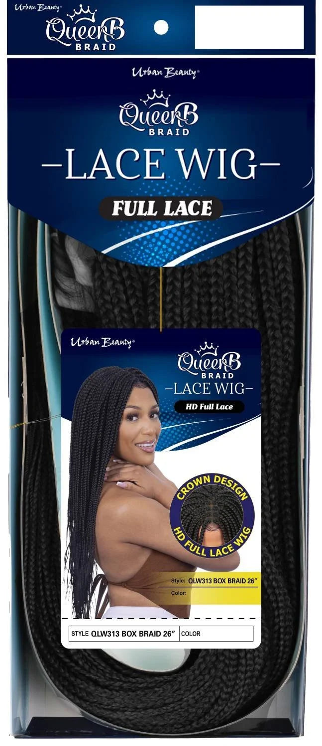 Urban Beauty Queen Braid Full Lace Wig Box Braid 26" QLW313