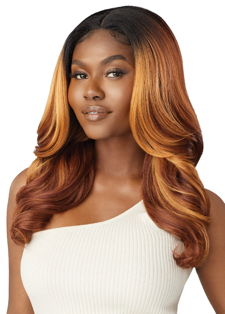 Outre Synthetic Glueless HD Transparent Lace Front Wig Arden - Elevate Styles