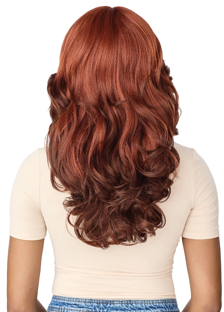 Outre Synthetic Glueless HD Transparent Lace Front Wig Bellissa QLBLS