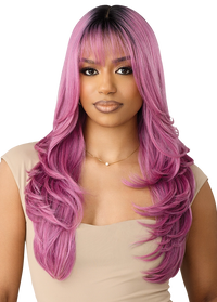 Thumbnail for Outre Synthetic Glueless HD Transparent Lace Front Wig Castine QLCAS - Elevate Styles