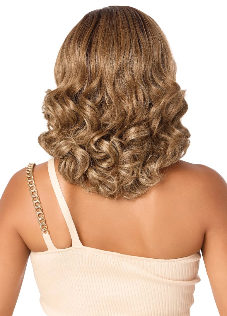 Outre Synthetic Glueless HD Transparent Lace Front Wig Clairene QLCRN - Elevate Styles