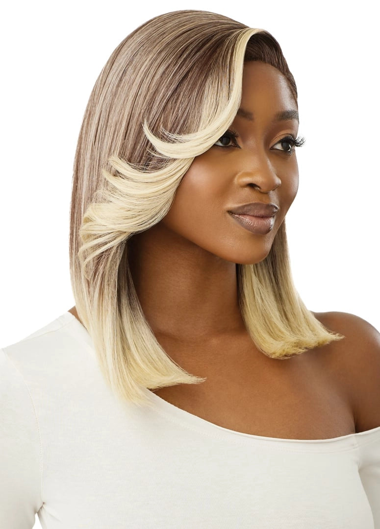 Outre Synthetic Glueless HD Transparent Lace Front Wig Ellis QLELL - Elevate Styles