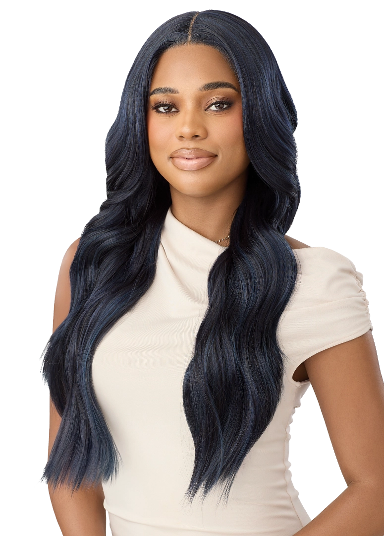 Outre Synthetic Glueless HD Transparent Lace Front Wig Kanali QLKAN - Elevate Styles