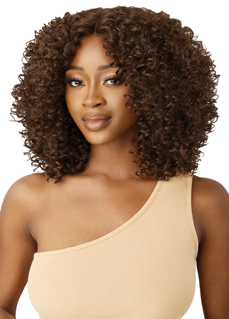 Outre Synthetic Glueless HD Transparent Lace Front Wig Kione - Elevate Styles
