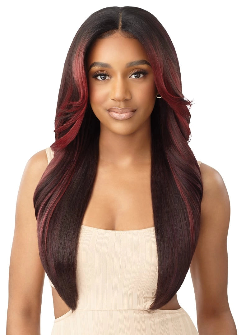 Outre Synthetic Glueless HD Transparent Lace Front Wig Lennox - Elevate Styles