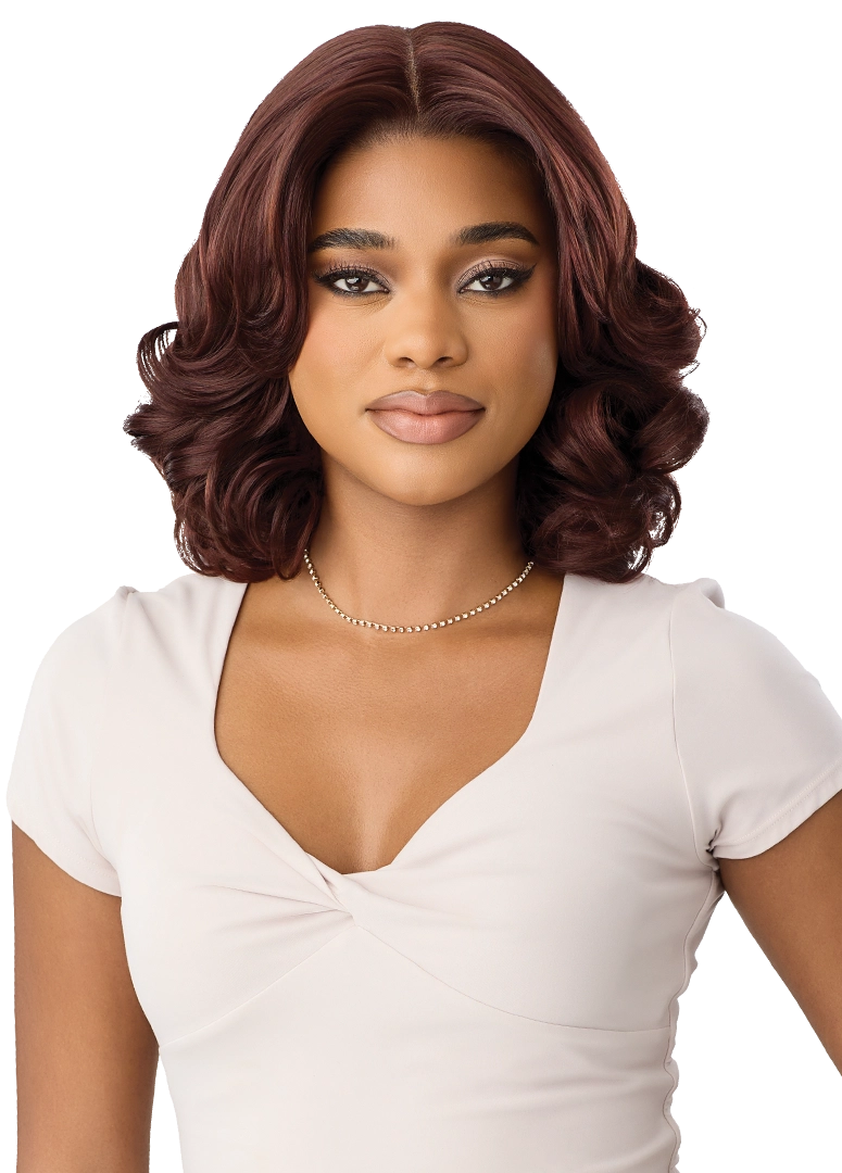 Outre Synthetic Glueless HD Transparent Lace Front Wig Melora QLMLR - Elevate Styles