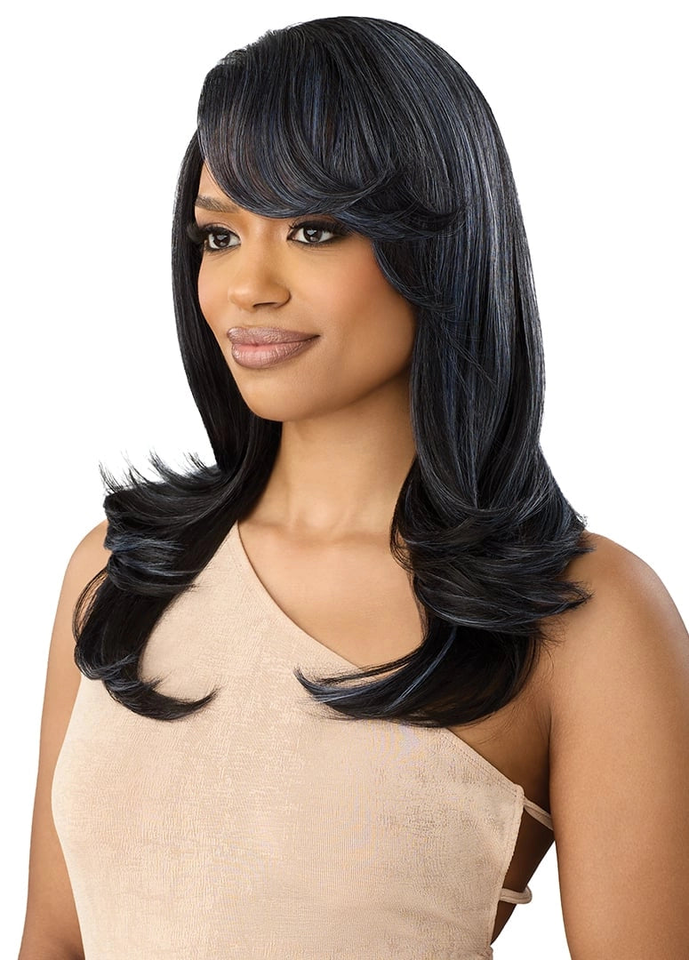 Outre Synthetic Glueless HD Transparent Lace Front Wig Taylani QLTLN - Elevate Styles