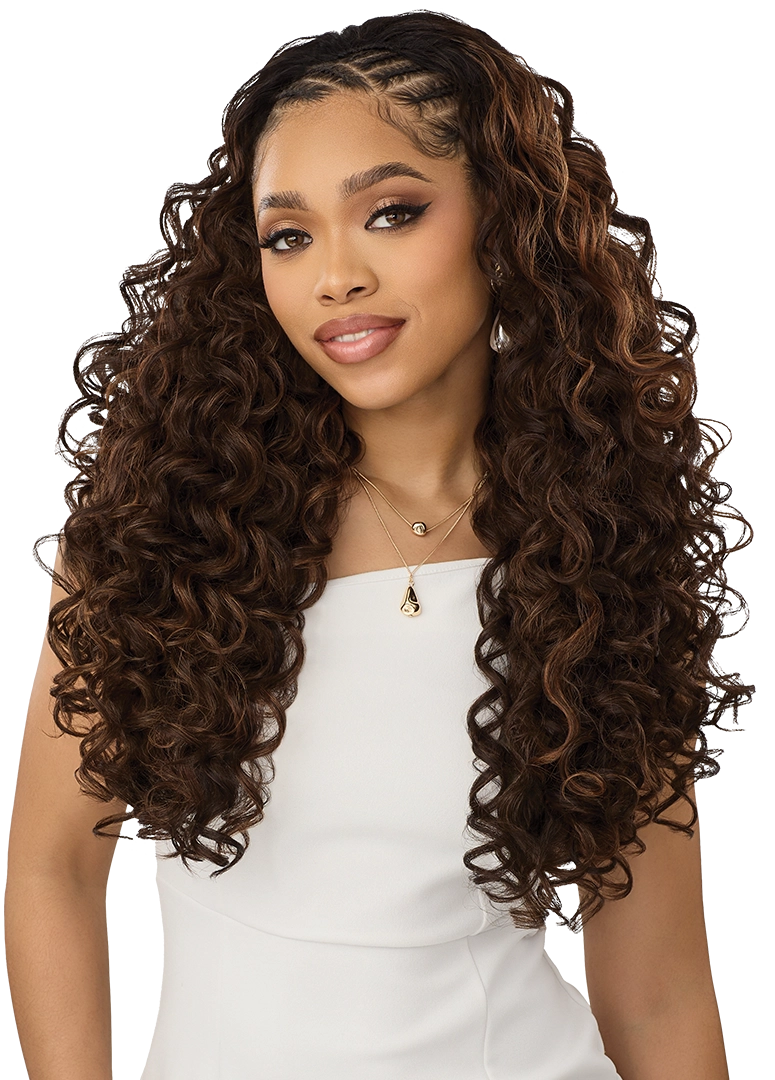 Outre Quick Weave Synthetic Half Wig Winslet QSWSL - Elevate Styles