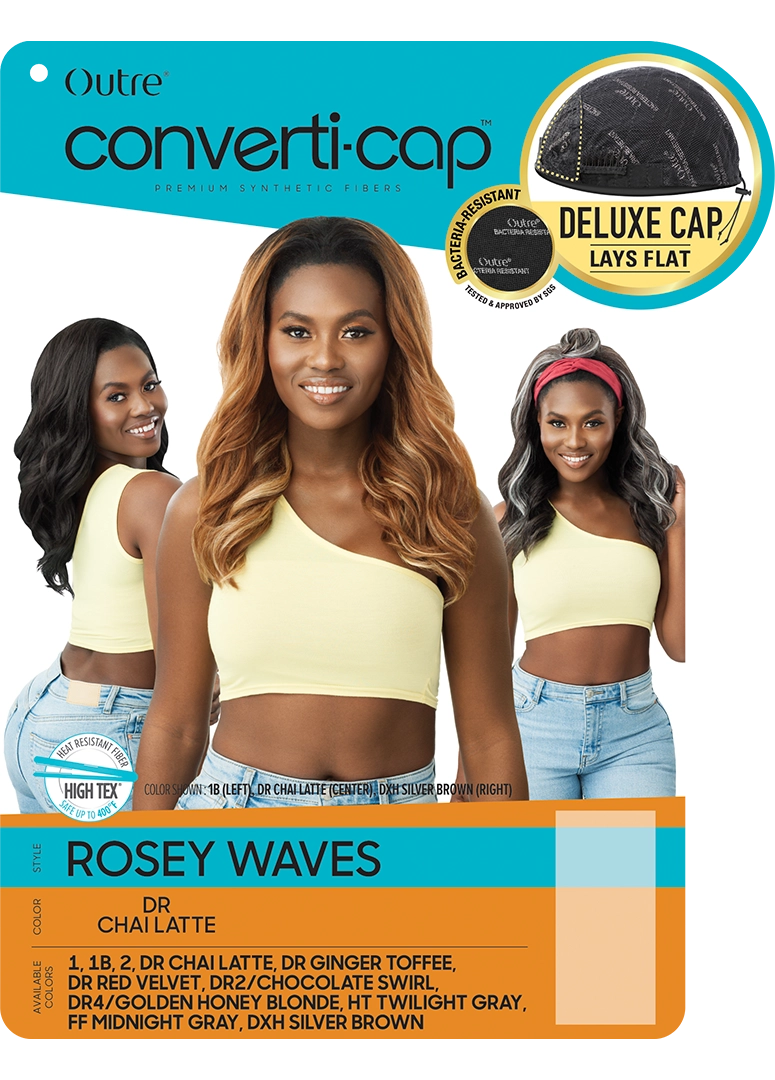 Outre Synthetic Converti-Cap Wig Rosey Waves - Elevate Styles