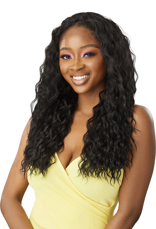 Outre Converti-Cap Deluxe Cap Wig Wet N Wavy Mermaids Kiss - Elevate Styles