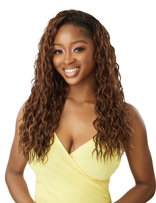 Outre Converti-Cap Deluxe Cap Wig Wet N Wavy Mermaids Kiss - Elevate Styles