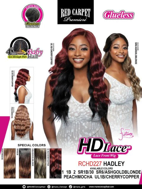 Mane Concept 4" Deep HD Lace Front Wig Hadley RCHD227 - Elevate Styles