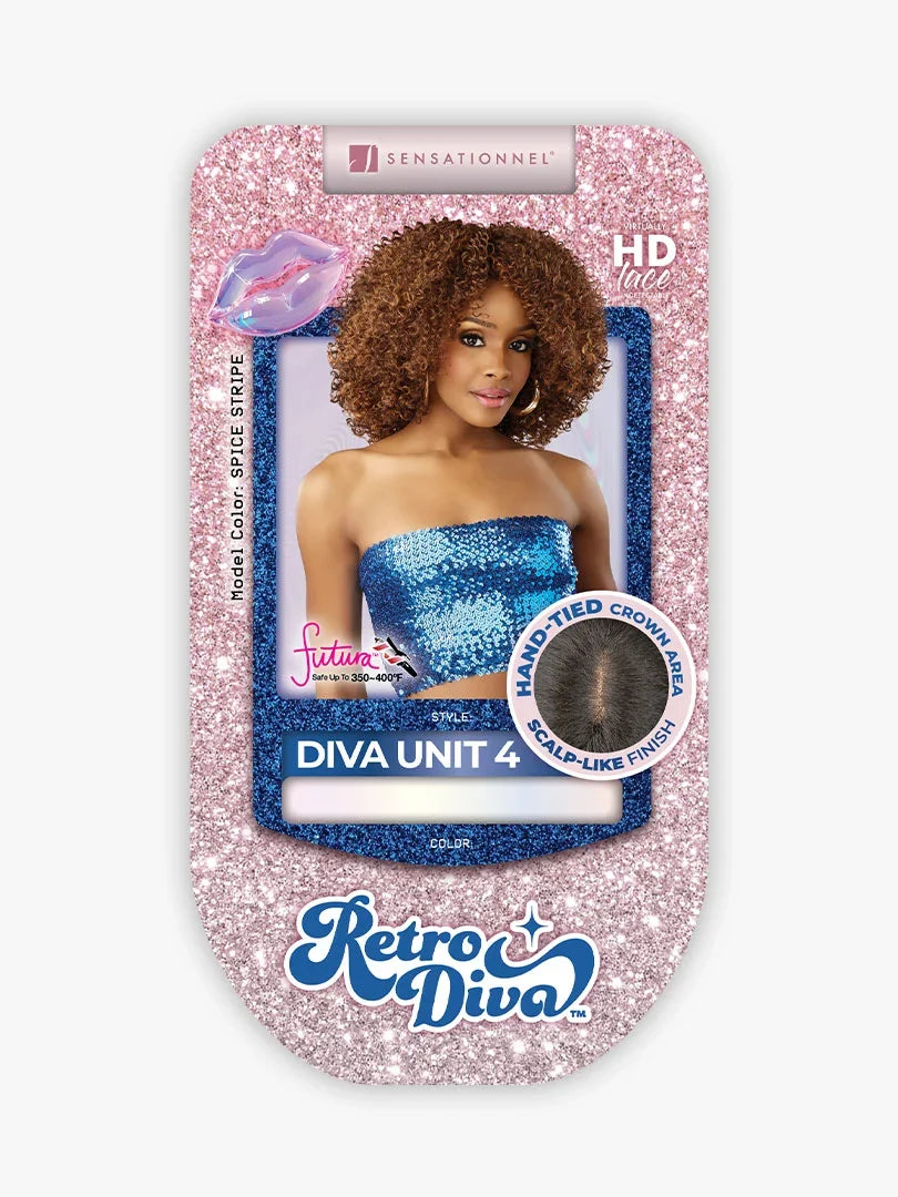 Sensationnel Retro Diva HD Lace Wig - DIVA UNIT 4