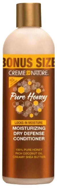 Thumbnail for Creme of Nature Pure Honey Moisturizing Dry Defense Conditioner 15 Oz - Elevate Styles
