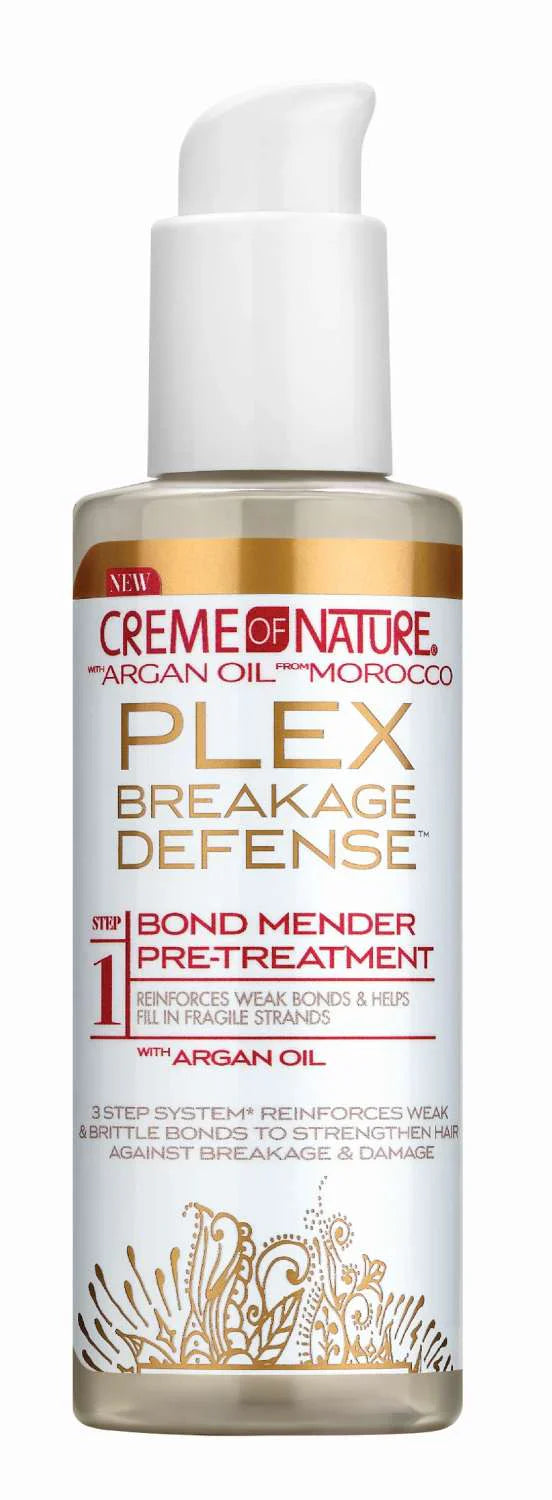 Creme of Nature Plex Breakage Defense Bond Mender Pre-Treatment (Step 1) – with Argan Oil (3.4 fl oz) - Elevate Styles