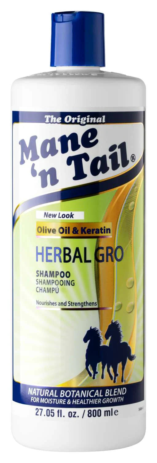 Mane ‘n Tail Herbal Gro Shampoo 27.05 fl oz – Olive Oil & Keratin for Strong, Healthy Hair - Elevate Styles