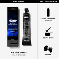 Thumbnail for L'Oréal Excellence HiColor Blacks Permanent Haircolor – H22 Black Sapphire