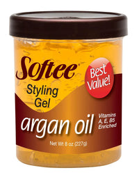 Thumbnail for Softee Argan Oil Styling Gel 8oz - Elevate Styles