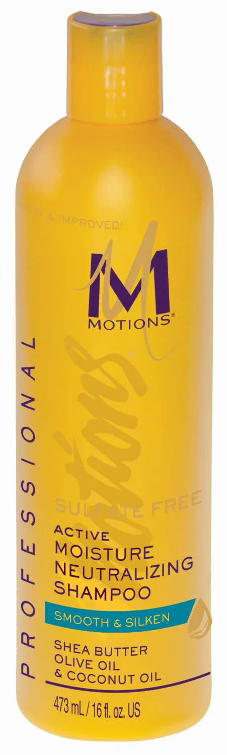 Motions Sulfate Free Active Moisture Neutralizing Shampoo Smooth and Silken 16 oz - Elevate Styles
