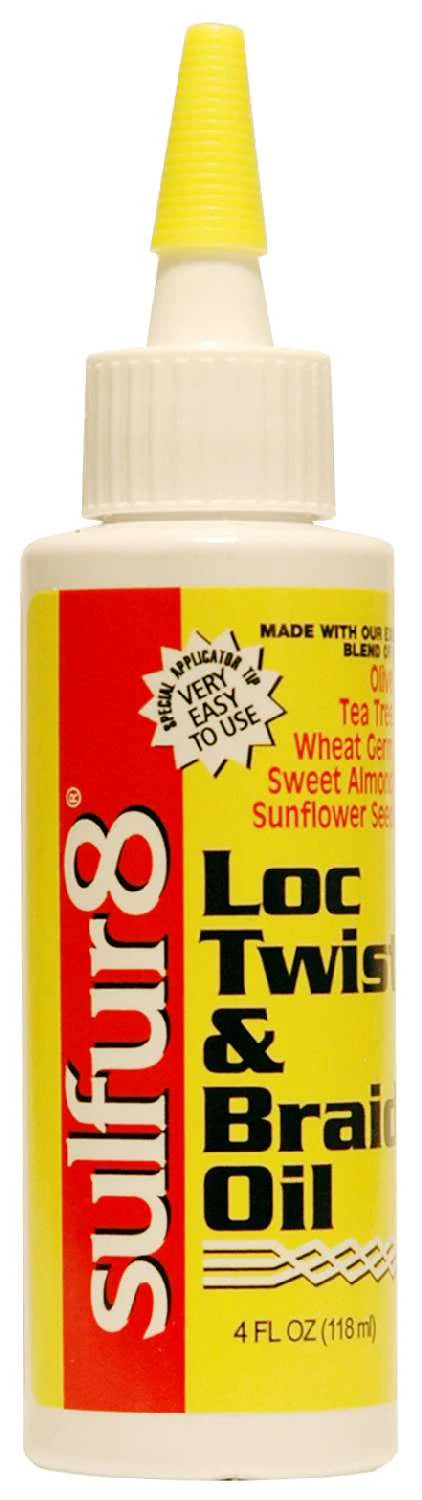 Sulfur8 Loc Twist & Braid Oil – 4 fl oz (118 mL) - Elevate Styles