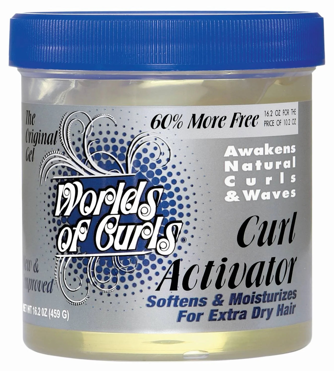 Worlds of Curls Curl Activator Gel for Extra Dry Hair 16.2 oz