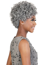 Thumbnail for Motown Tress Silver Gray Hair Collection Wig SVCL Ryan - Elevate Styles