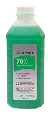 Thumbnail for Swan 70% Isopropyl Alcohol with Wintergreen and Glycerin 16 oz - Elevate Styles