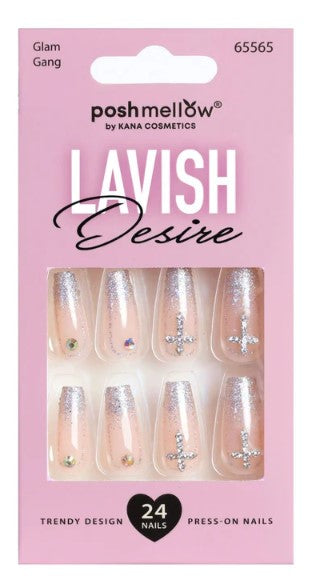 Poshmellow Lavish Desire Press-On Nails – 65565 - Elevate Styles