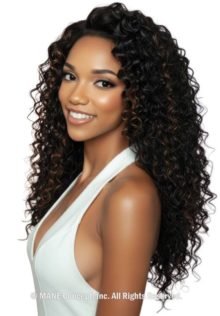 Botaniq Mega Brazilian Hawaiian Curl Human Hair Blend Weave MBHW