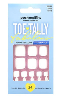 Thumbnail for Poshmellow Toe•tally Fabulous Toenails – Snow White 65671 - Elevate Styles