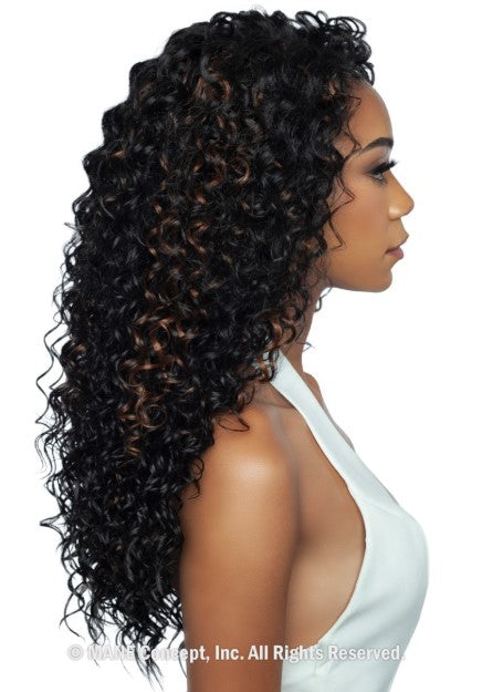 Botaniq Mega Brazilian Hawaiian Curl Human Hair Blend Weave MBHW