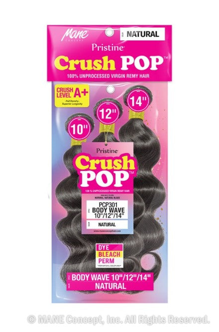 Mane Concept Pristine Crush 100% Human Hair Body Wave PCP301 - Elevate Styles