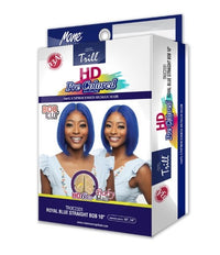 Thumbnail for Mane Concept Trill 100% Unprocessed Human Hair HD Whole Hand-Tied Lace Wig - Royal Blue Straight 14