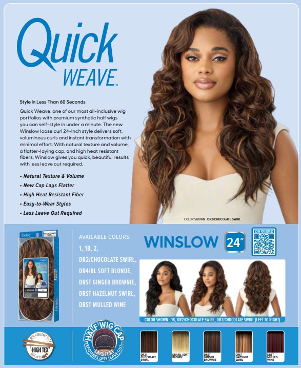 Outre Quick Weave Half Wig Winslow QSWNS - Elevate Styles