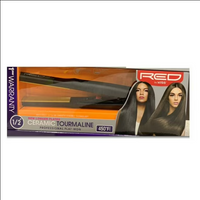Thumbnail for RED by Kiss 1/2” Ceramic Tourmaline Flat Iron - Elevate Styles