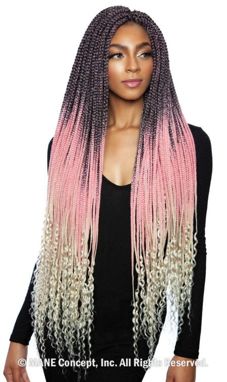 Mane Concept Afri Naptural Crochet Braid 3x Ivy Box Braid 32" BOX311 - Elevate Styles